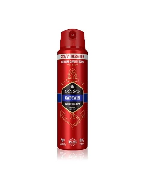 Deodorant Spray Old Spice Captain Men 200ml